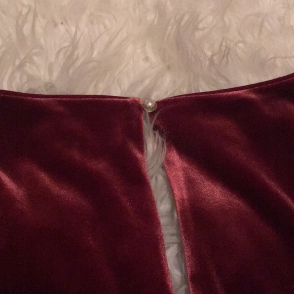 WHBM Velvet-Bodice Jumpsuit - Picture 7 of 8